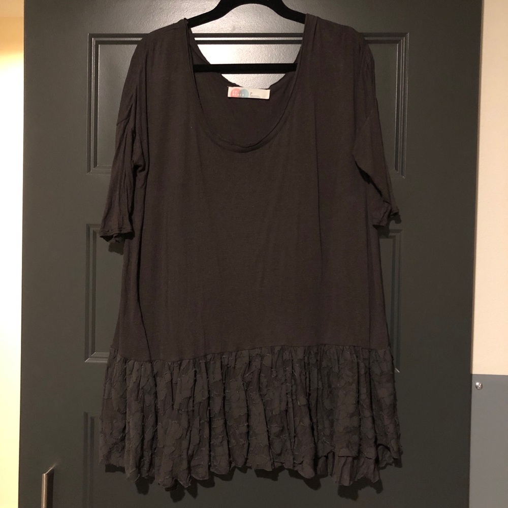 Free People Beach Tunic Dress Gray Size XS/S